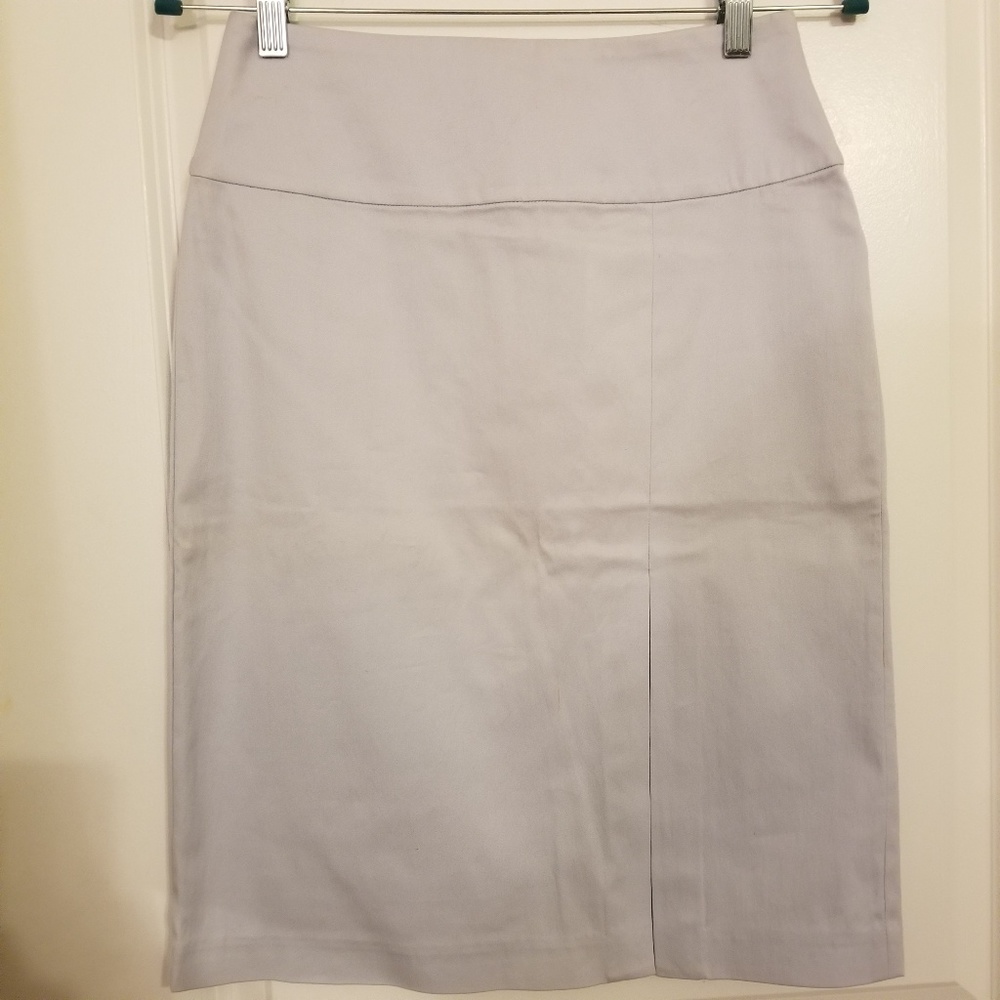 Banana Republic light gray pencil skirt new